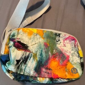 Lululemon Athletica Colorful Abstract Crossbody Bag